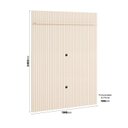 Ver imagem 2 de Painel Ripado para TV até 75 Polegadas 100% MDF 184CMX240CM Arbo