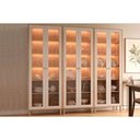 Ver imagem 1 de Cristaleira Celeste LED Reflecta 6 Portas 5 Prateleiras MDF com Iluminação Off White MGM