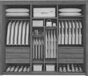 Ver imagem 2 de Guarda Roupa Casal com Espelho 3 Portas 6 Gavetas - Palissy - Móveis Bettio