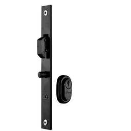 Fechadura Linha 7100 Bico de Papagaio - Externo - Encaixe Preto - 1