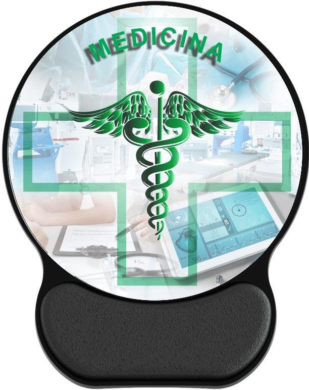 Mouse Pad Ergonômico - Office Profissões - Medicina