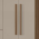 Ver mais imagens de Guarda Roupa Casal 216cm 6 Portas Alabama Carvalho/fendi Z17 - Mpozenato