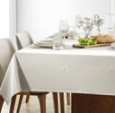 Ver imagem 2 de Toalha de Mesa Quadrada 8 Lugares Celebra Desiree Marrom Karsten