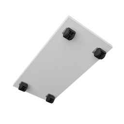 Suporte com Rodas: para Cpu /cpu Gamer - Escritório- Branco - 4