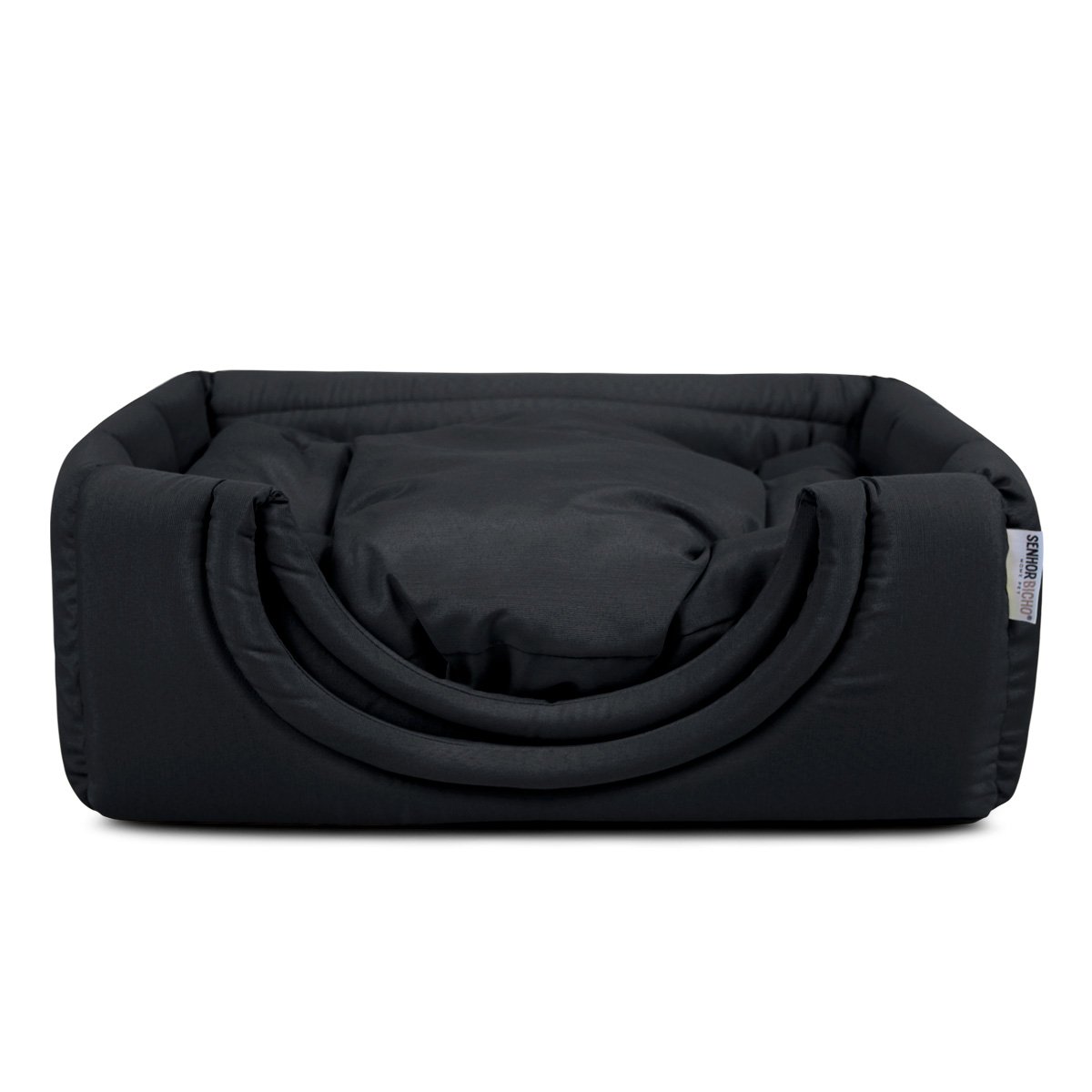 Cama Iglu Impermeável Caminha Pet 2 em 1 - G - Black - 2