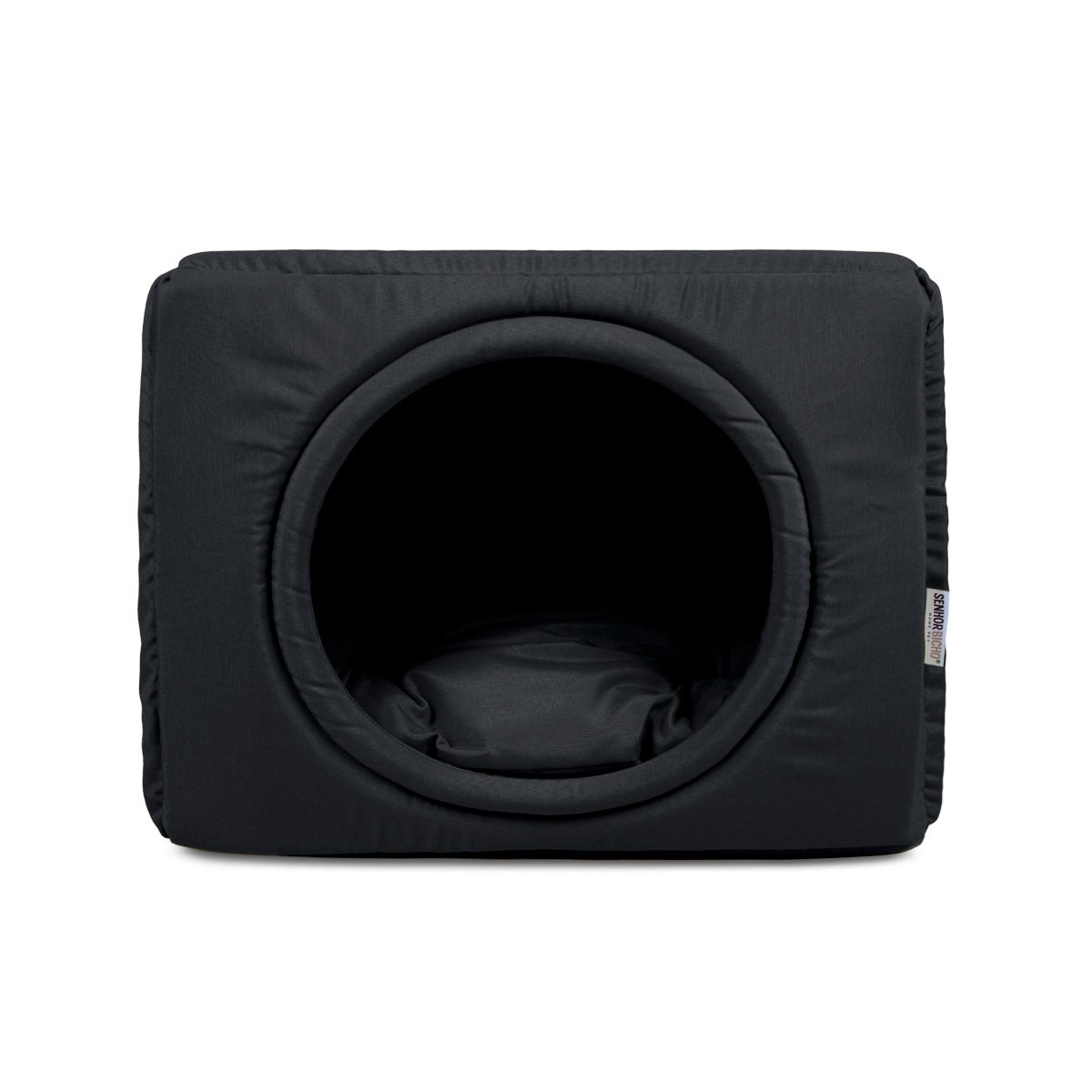 Cama Iglu Impermeável Caminha Pet 2 em 1 - G - Black