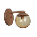 Ver imagem 1 de Arandela Globo/bola Jabuticaba Vidro Alumínio - Dourado