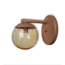 Ver imagem 2 de Arandela Globo/bola Jabuticaba Vidro Alumínio - Dourado