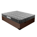 Ver imagem 2 de Cama Box Baú Casal Colchão Prime Gold D33 Acolchões + Box Suede 61x138x188 Marrom