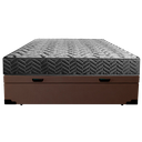 Ver imagem 5 de Cama Box Baú Casal Colchão Prime Gold D33 Acolchões + Box Suede 61x138x188 Marrom