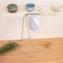 Ver imagem 5 de Conjunto Coador Café 32cm Suporte Dourado Base para Caneca