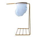 Ver imagem 1 de Conjunto Coador Café 32cm Suporte Dourado Base para Caneca