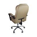 Ver imagem 2 de Cadeira de Escritório Presidente Reclinável Ergonômica Bege