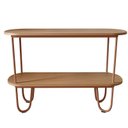 Ver imagem 5 de Aparador Requinte Pés de Aço Tubular 120 cm Canela/Cobre