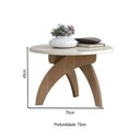 Ver imagem 5 de Mesa de Centro Jade Cinamomo e Off White - Artely
