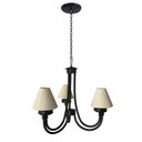 Ver mais imagens de Luminária Pequena Artesanal Preta para Quarto e Sala de Estar Libertas Rosas Artesanato Rococo Branc