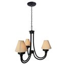 Ver imagem 6 de Luminária Pequena Artesanal Preta para Quarto e Sala de Estar Libertas Rosas Artesanato Rococo Branc