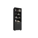 Ver imagem 2 de Kit Escritório com 3 Livreiros Portas Pequenas Office Preto Tx - Fdecor
