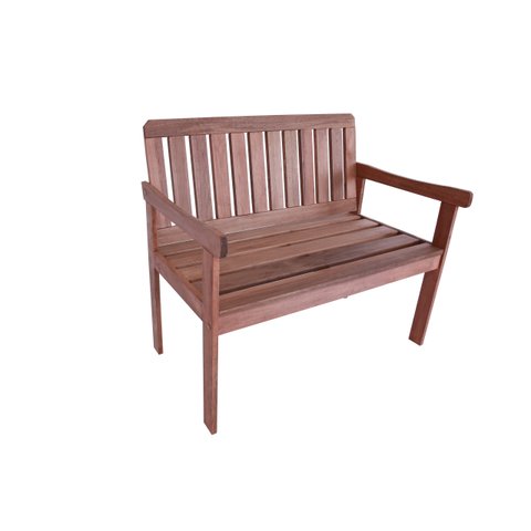 Banco Namoradeira de Madeira Maciça 2 Lugares Siror