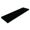 Prateleira Simples Preta 100x20 Cm com Suporte em Mdf [f031] - 1