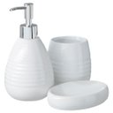 Ver imagem 1 de Kit Banheiro Porta Sabonete Líquido Lavabo Escova / 914