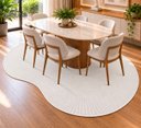 Ver imagem 3 de Tapete Ágave Orgânico 1,98x2,48m Estilo Sisal Antiderrapante Perola