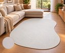 Ver imagem 7 de Tapete Ágave Orgânico 1,98x2,48m Estilo Sisal Antiderrapante Perola