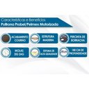 Ver imagem 4 de Poltrona do Papai Reclinável Detroit Golden Zero Wall Motorizada c/ Lift Courano Bege - Probel