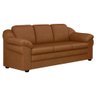 Sofá Living 3 Lugares 207cm Áurea Courino Caramelo - Sallar Home - 1