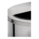 Ver imagem 3 de Lixeira de Inox 15l com Aro Meia Lua 24x30
