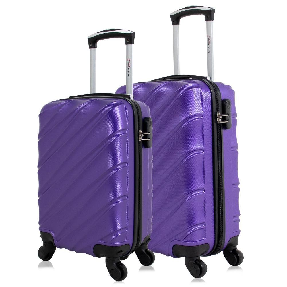 Kit mala de viagem PP e P Havana Roxa Swiss Move