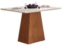 Ver imagem 1 de Mesa de Jantar Retangular Dulce 120x90cm Freijó Off White Dj Móveis
