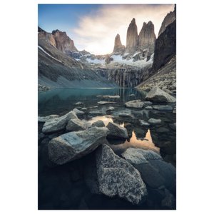 Torres Del Paine Canaleta 54x80cm Preta