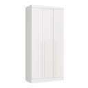 Ver imagem 2 de Guarda-Roupa Modulado 3 Portas 2 Gavetas Infinity Branco/Line
