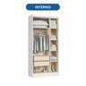 Guarda-roupa Modulado 3 Portas 2 Gavetas Infinity - 8