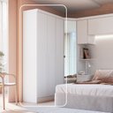 Ver imagem 2 de Guarda-roupa Modulado 3 Portas 2 Gavetas Infinity