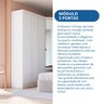 Guarda-roupa Modulado 3 Portas 2 Gavetas Infinity - 9