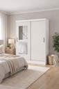 Ver imagem 1 de Guarda Roupa com 2 Portas e Espelho Sapphire -grand Line