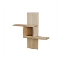 Ver imagem 3 de Nicho Decorativo Cross Carvalho para Banheiro Lavabo