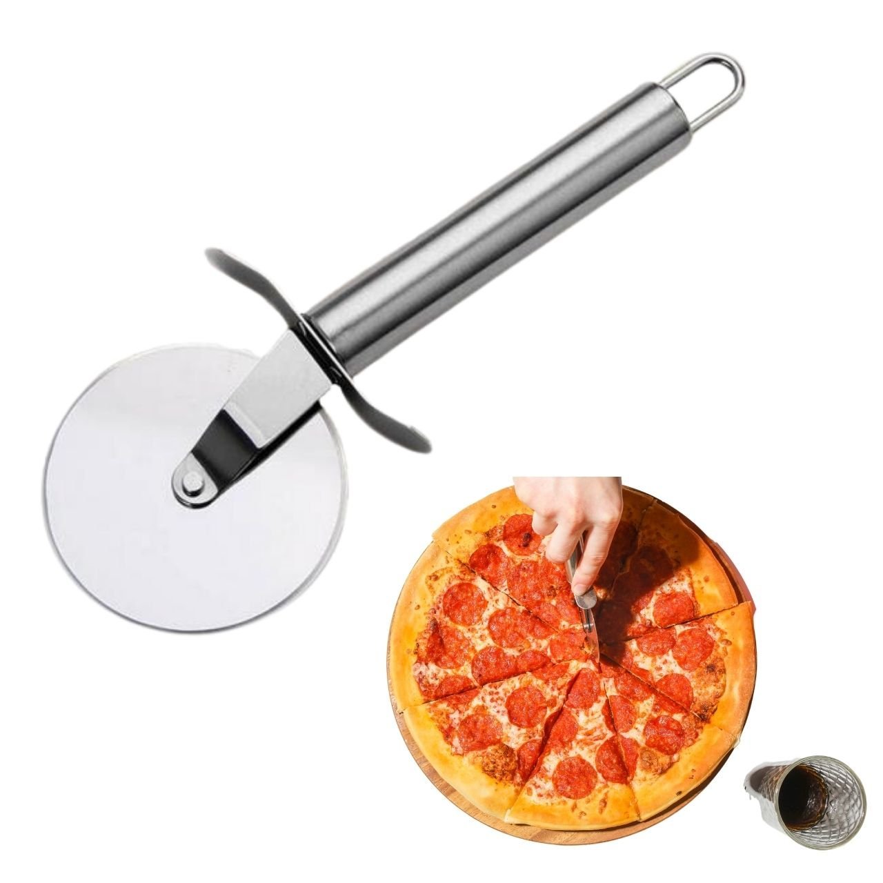 Cortador De Pizza - Profissional Lâmina Em Aço Inox | MadeiraMadeira