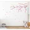 Adesivo de Parede Flor de Cerejeira Sakura Rosa - 1