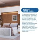 Ver imagem 6 de Armário Aéreo Modulado Casal 2 Portas Infinity Marrom/Cedro/Branco