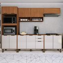 Ver imagem 5 de Armário Cozinha Paris 2 Portas Ripadas 1,20 Indekes Freijo