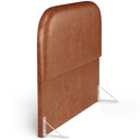 Ver imagem 6 de Cabeceira Cama Box Casal 140cm Orgânica Lanna W01 Couríssimo Camel - Lyam Decor