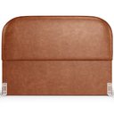 Ver imagem 3 de Cabeceira Cama Box Casal 140cm Orgânica Lanna W01 Couríssimo Camel - Lyam Decor