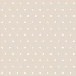 Papel de Parede Infantil Bolinhas Bege Sonhos Pp237