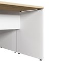 Ver imagem 5 de Mesa Escritório 2 Lugares 1,10m X 1,40m Pés Painel F5 Office Cor:macadâmia com Branco