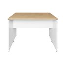 Ver imagem 4 de Mesa Escritório 2 Lugares 1,10m X 1,40m Pés Painel F5 Office Cor:macadâmia com Branco