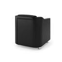 Ver imagem 4 de Namoradeira + 2 Polt. Bia P/ Sala de Estar Consultório Clinica Hospital Recepção Courino Preto