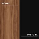 Ver imagem 6 de Plataforma de Trabalho 10 Lugares 4,80m Pé Painel Nogal Pr F5 Cor:nogal com Preto